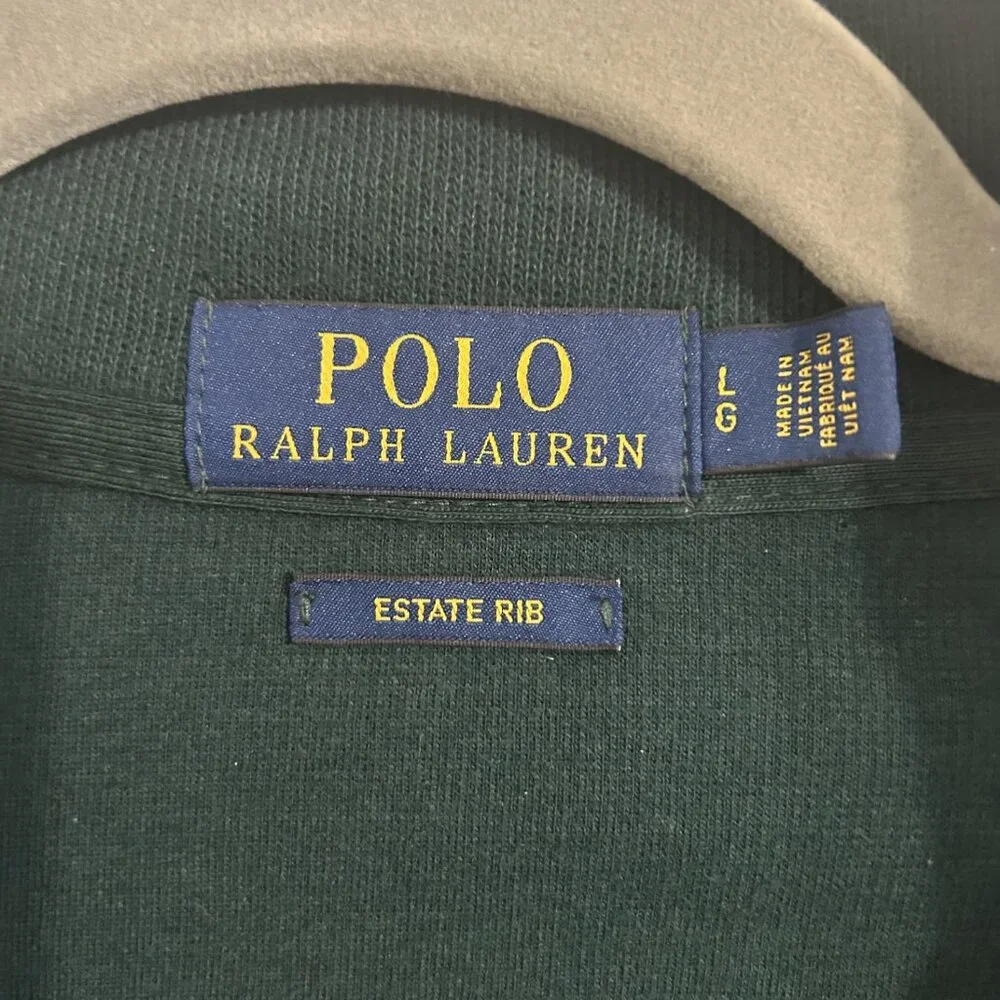 Polo estate-rib quarter zip pullover